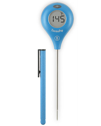 32ThermoPop&å¨ Super-Fastå¨ Thermometer - Blue