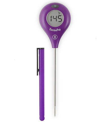 3ThermoPop&å¨ Super-Fastå¨ Thermometer - Purple