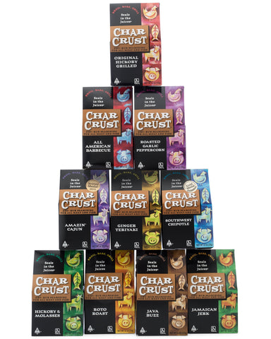 2Variety Pack ‰ÛÒ "The Great 8" Char Crustå¨ Dry Rubs